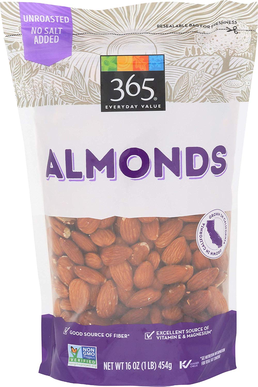 365 Everyday Value, Almonds, 16 oz